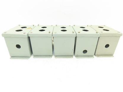 Hoffman E2PBX Pushbutton Enclosure Only 4X6X4.5"  Lot of 5