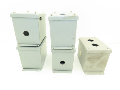 Hoffman E2PBX Pushbutton Enclosure Only 4X6X4.5"  Lot of 5