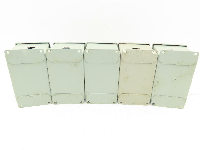 Hoffman E2PBX Pushbutton Enclosure Only 4X6X4.5"  Lot of 5