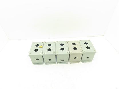 Hoffman E2PBX Pushbutton Enclosure Only 4X6X4.5"  Lot of 5