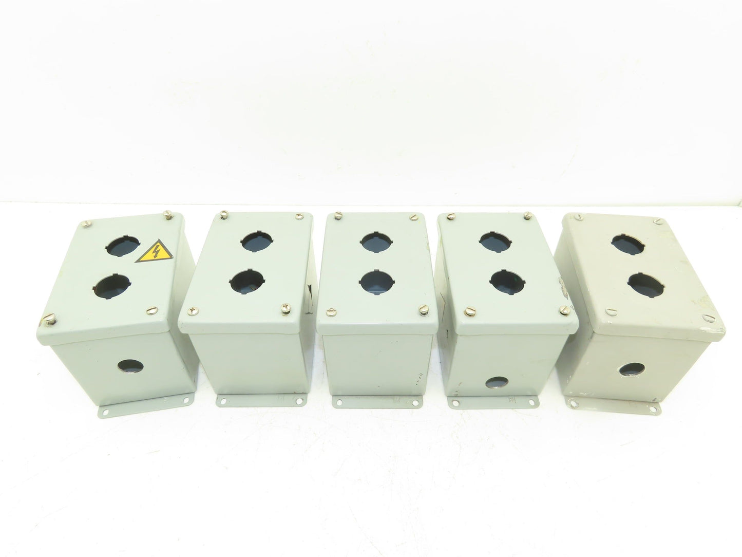 Hoffman E2PBX Pushbutton Enclosure Only 4X6X4.5"  Lot of 5