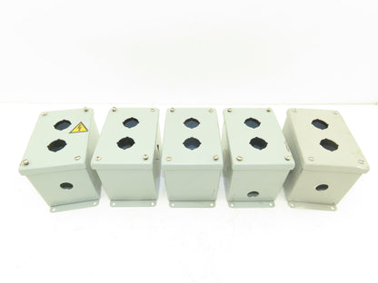 Hoffman E2PBX Pushbutton Enclosure Only 4X6X4.5"  Lot of 5