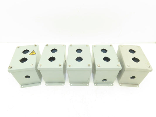 Hoffman E2PBX Pushbutton Enclosure Only 4X6X4.5"  Lot of 5