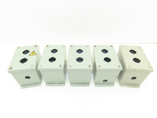 Hoffman E2PBX Pushbutton Enclosure Only 4X6X4.5"  Lot of 5
