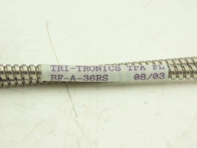 Tri-Tronics BF-A-36RS Fiber Optic Cable Right Side View Bifricated 36"