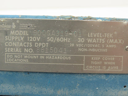 Robertshaw Controls 900GA319-01 Level-Tek Indicator Red/Green 120VAC/28VDC 30W