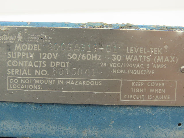 Robertshaw Controls 900GA319-01 Level-Tek Indicator Red/Green 120VAC/28VDC 30W