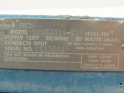 Robertshaw Controls 900GA319-01 Level-Tek Indicator Red/Green 120VAC/28VDC 30W