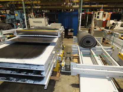 Hytrol BPC 49"x 64' Slider Bed Conveyor 47"Belt 7.5Hp 3PH Center Drive 170fpm