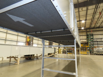 Hytrol BPC 49"x 64' Slider Bed Conveyor 47"Belt 7.5Hp 3PH Center Drive 170fpm