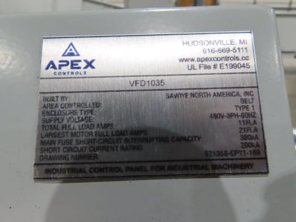 Hytrol BPC 49"x 64' Slider Bed Conveyor 47"Belt 7.5Hp 3PH Center Drive 170fpm