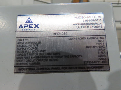 Hytrol BPC 49"x 64' Slider Bed Conveyor 47"Belt 7.5Hp 3PH Center Drive 170fpm