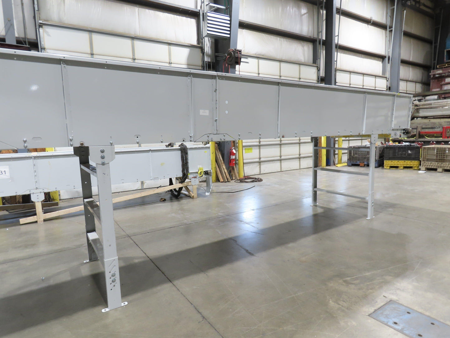 Hytrol BPC 49"x 64' Slider Bed Conveyor 47"Belt 7.5Hp 3PH Center Drive 170fpm