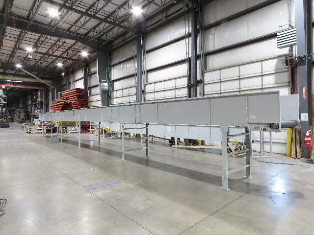 Hytrol BPC 49"x 64' Slider Bed Conveyor 47"Belt 7.5Hp 3PH Center Drive 170fpm