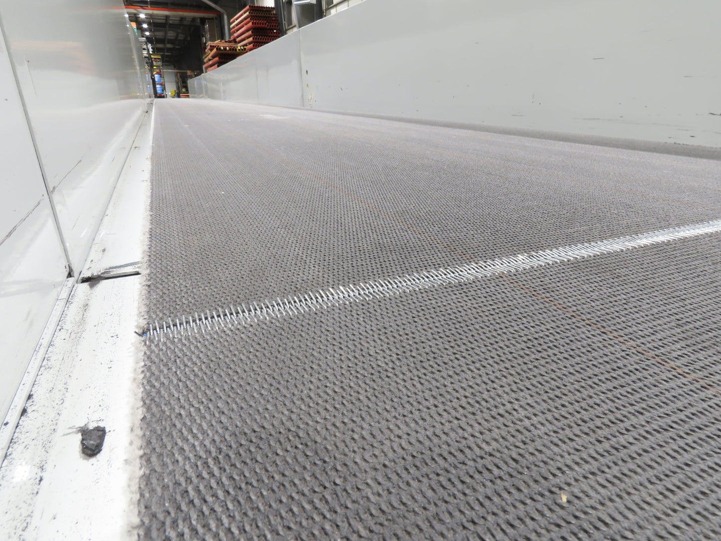 Hytrol BPC 49"x 64' Slider Bed Conveyor 47"Belt 7.5Hp 3PH Center Drive 170fpm