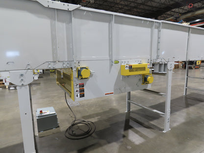 Hytrol BPC 49"x 64' Slider Bed Conveyor 47"Belt 7.5Hp 3PH Center Drive 170fpm