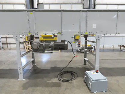 Hytrol BPC 49"x 64' Slider Bed Conveyor 47"Belt 7.5Hp 3PH Center Drive 170fpm