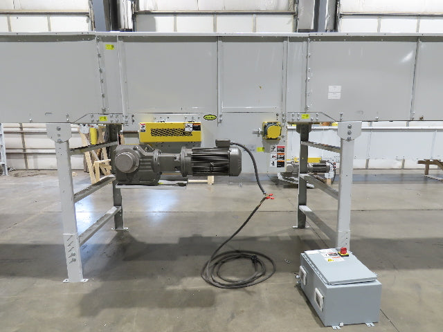 Hytrol BPC 49"x 64' Slider Bed Conveyor 47"Belt 7.5Hp 3PH Center Drive 170fpm