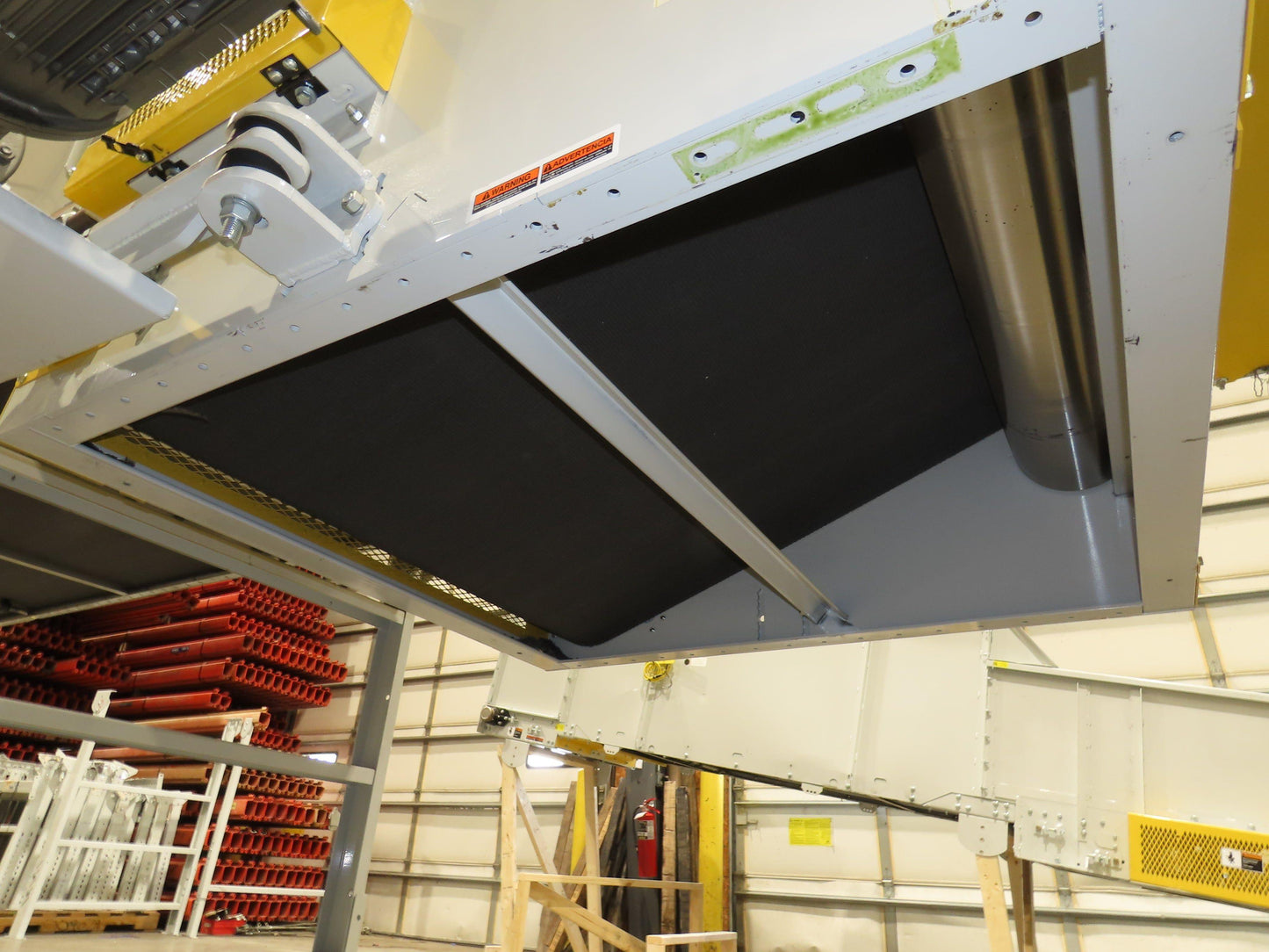 Hytrol BPC 49"x 64' Slider Bed Conveyor 47"Belt 7.5Hp 3PH Center Drive 170fpm