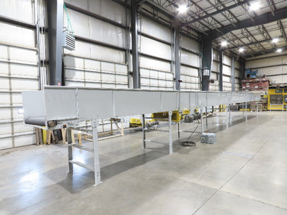 Hytrol BPC 49"x 64' Slider Bed Conveyor 47"Belt 7.5Hp 3PH Center Drive 170fpm