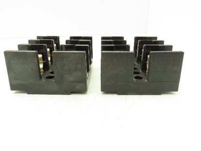 Utsunomiya Electric FHJ1-3 FHJ2-3 Fuse Holder 3-Pole 30A 60A 600V Lot of 2