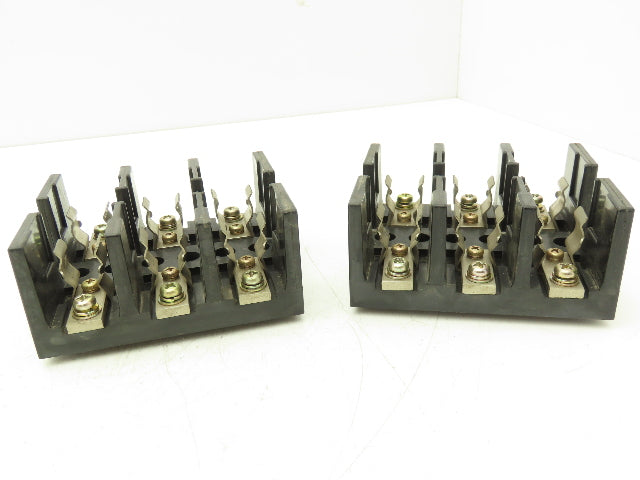 Utsunomiya Electric FHJ1-3 FHJ2-3 Fuse Holder 3-Pole 30A 60A 600V Lot of 2