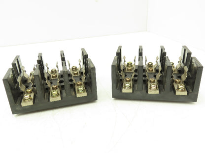Utsunomiya Electric FHJ1-3 FHJ2-3 Fuse Holder 3-Pole 30A 60A 600V Lot of 2