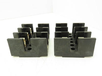 Utsunomiya Electric FHJ1-3 FHJ2-3 Fuse Holder 3-Pole 30A 60A 600V Lot of 2