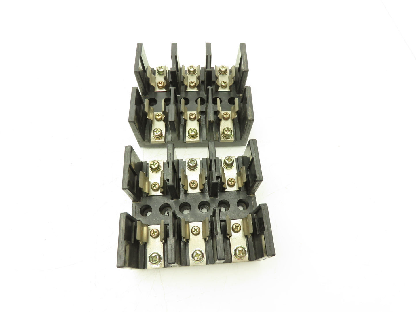 Utsunomiya Electric FHJ1-3 FHJ2-3 Fuse Holder 3-Pole 30A 60A 600V Lot of 2