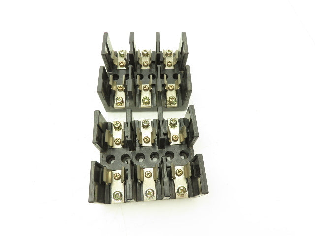 Utsunomiya Electric FHJ1-3 FHJ2-3 Fuse Holder 3-Pole 30A 60A 600V Lot of 2