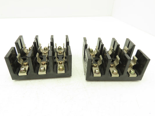 Utsunomiya Electric FHJ1-3 FHJ2-3 Fuse Holder 3-Pole 30A 60A 600V Lot of 2