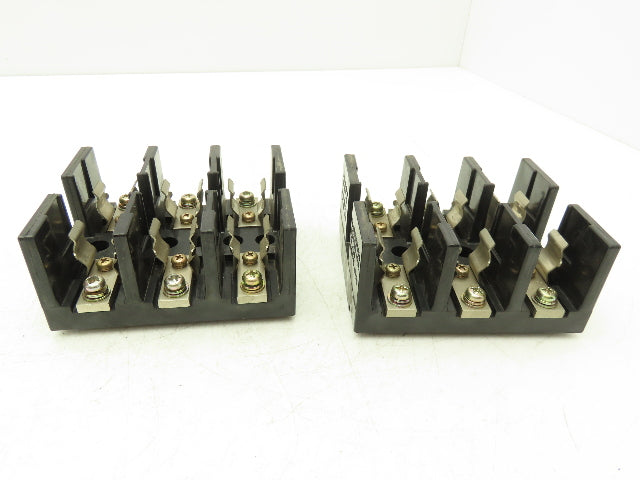 Utsunomiya Electric FHJ1-3 FHJ2-3 Fuse Holder 3-Pole 30A 60A 600V Lot of 2