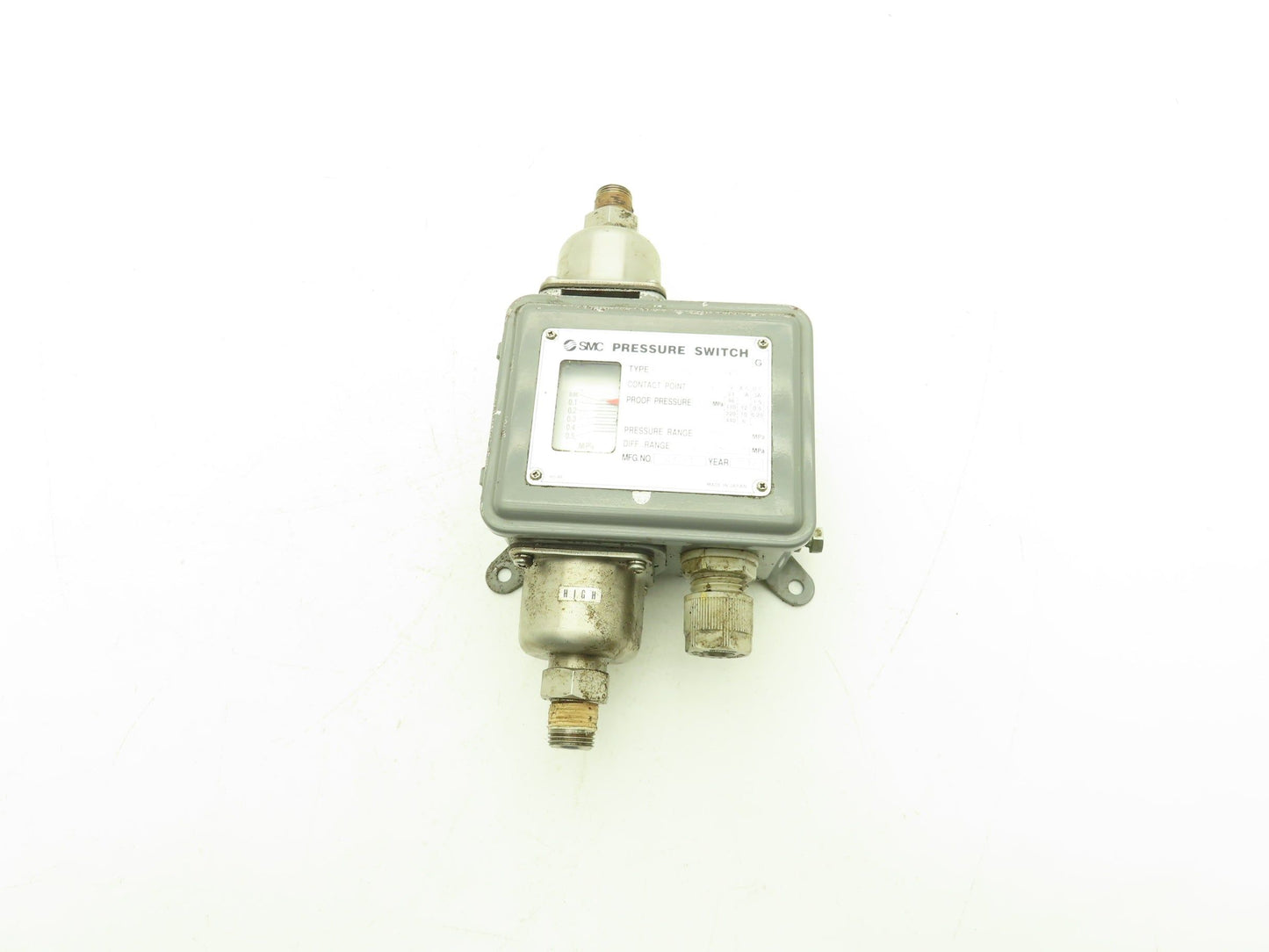 SMC OPL-550-3WS Differential Pressure Switch 0.02-0.5MPa