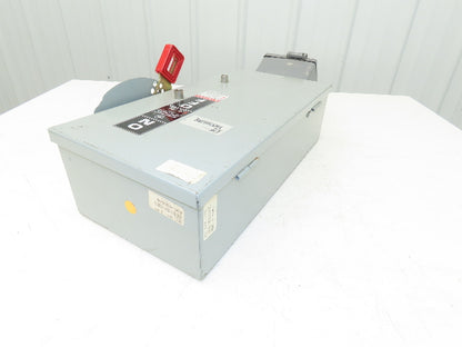 General Electric TH3362J Safety Disconnect Switch 60A 600VAC 3Ph Fused D16419