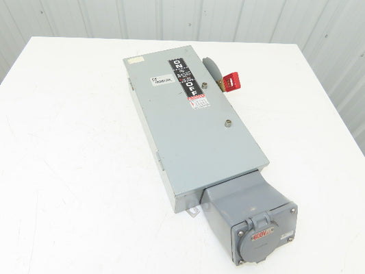General Electric TH3362J Safety Disconnect Switch 60A 600VAC 3Ph Fused D16419