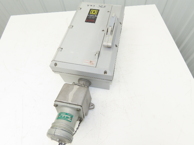 Square D H 362DX Safety Disconnect Switch 60A 600VAC 3Ph Fused