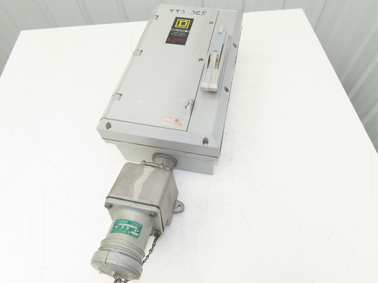 Square D H 362DX Safety Disconnect Switch 60A 600VAC 3Ph Fused
