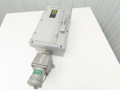 Square D H 362DX Safety Disconnect Switch 60A 600VAC 3Ph Fused