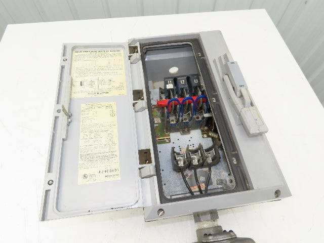 Square D H 362DX Safety Disconnect Switch 60A 600VAC 3Ph Fused