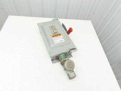 Siemens HF362J Safety Disconnect Switch 60A 3 Pole 600V AC Fusible