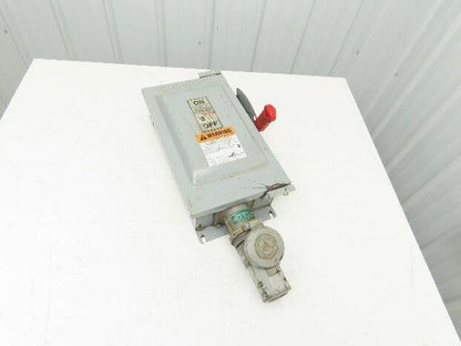 Siemens HF362J Safety Disconnect Switch 60A 3 Pole 600V AC Fusible