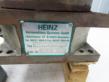 Heinz HTT45-8-240-MS-RH Rotary Index Table 230/460V 3PH Brakemotor