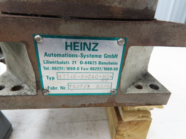 Heinz HTT45-8-240-MS-RH Rotary Index Table 230/460V 3PH Brakemotor