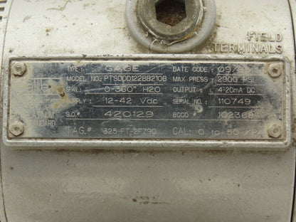 Bailey PTSDDD122BB210B Differential Pressure Transmitter 2900psi 12-42vdc 4-20mA
