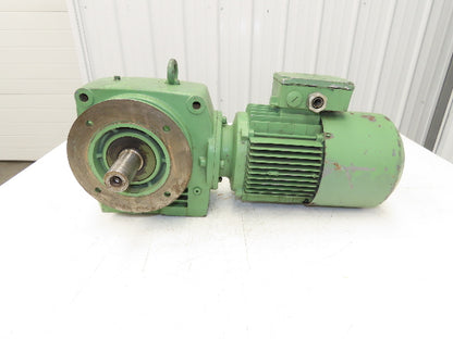 Sew Eurodrive SF60DT90L-4B/Z Brake Gearmotor 1.5kw 56.6 Ratio 30rpm 277/480V 3PH