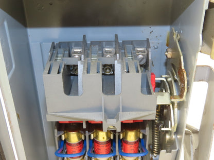 Square D H361AWK Safety Disconnect Switch Fusible 30A 600V 30HP  3 Pole Ser D4