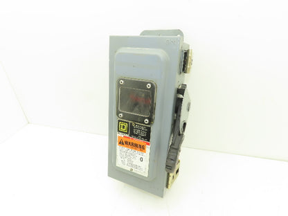 Square D CHU361AWK Safety Disconnect Switch 30A 600V 30HP Non Fused 3 Pole