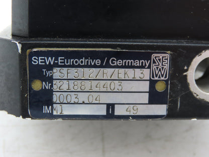 Sew-Eurodrive PSF312/R/EK13 Gearbox 49:1 Reducer