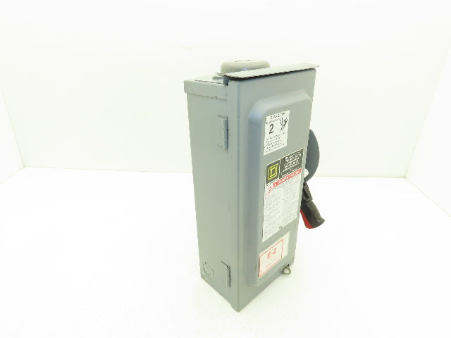 Square D HU361RB Safety Disconnect Switch 30A 600V 3Ph 30HP Non Fused