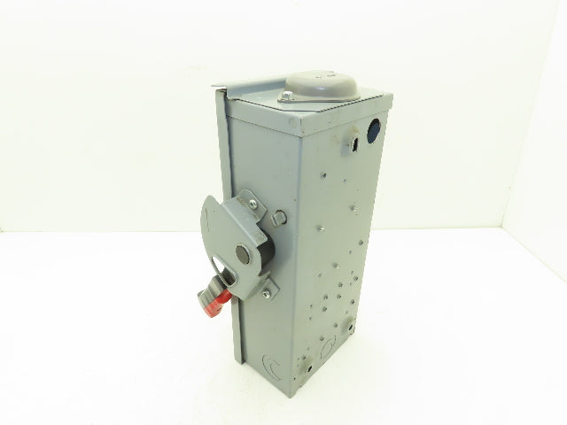 Square D HU361RB Safety Disconnect Switch 30A 600V 3Ph 30HP Non Fused